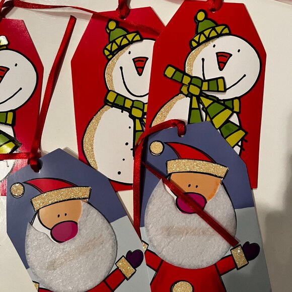 Christmas and Snowman Gift Tags Set of 5 – Free with Bundle - Picture 3 of 6
